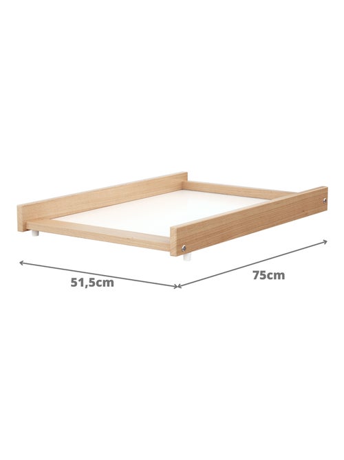 WEBABY - Plan à langer amovible MONA pour lit bébé en bois 60 x 120 cm - Kiabi WEBABY - Plan à langer amovible MONA pour lit bébé en bois 60 x 120 cm - Kiabi
