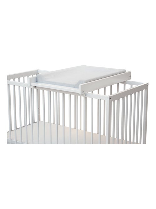 WEBABY - Plan à langer amovible MONA pour lit bébé en bois 60 x 120 cm - Kiabi WEBABY - Plan à langer amovible MONA pour lit bébé en bois 60 x 120 cm - Kiabi