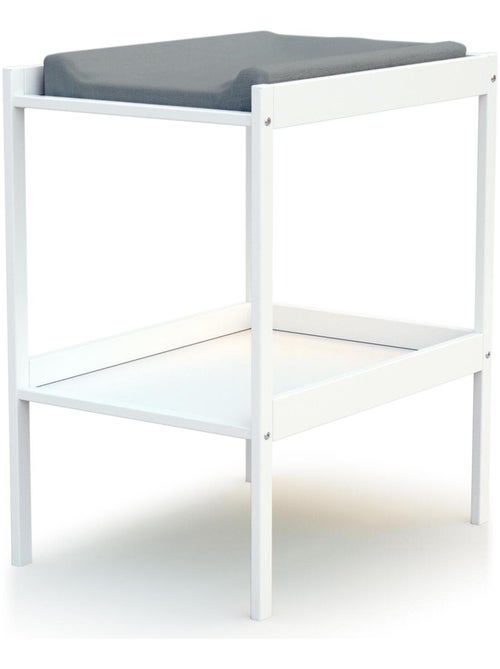 WEBABY - Table à langer 1 étagère en bois  MILO - Kiabi