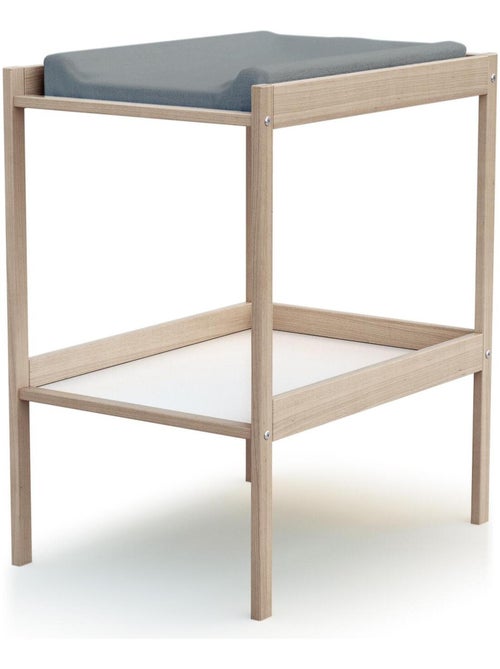WEBABY - Table à langer 1 étagère en bois  MILO - Kiabi