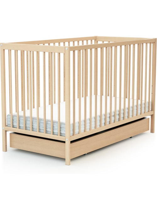 Webaby -tiroir de lit bébé en bois rolo 60 x 120 - Kiabi