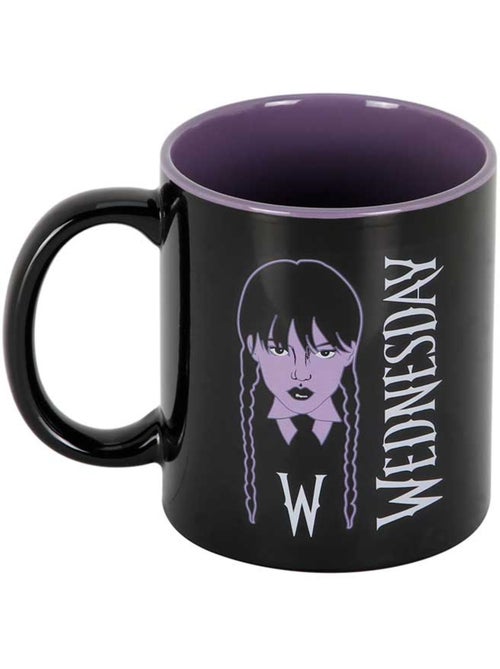 Wednesday Mercredi Braid Tasse, Noir - Kiabi