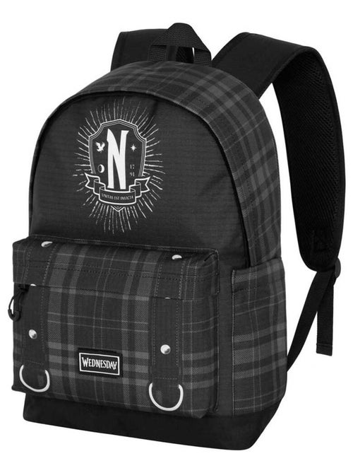Wednesday Mercredi Chains Sac à dos HS PLUS, Noir - Kiabi
