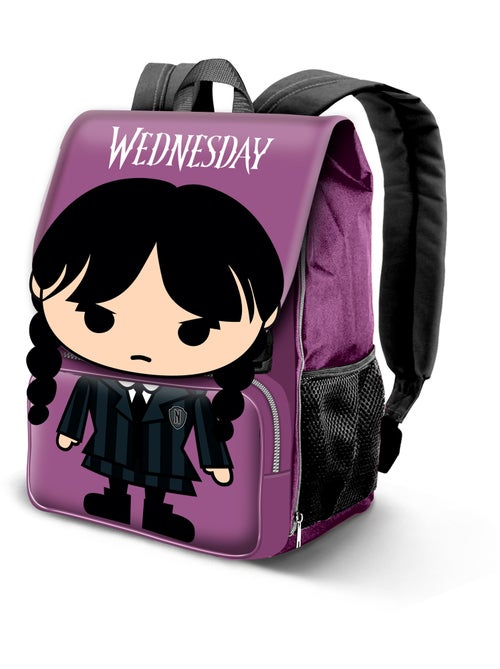 Wednesday Mercredi Chibi Sac à dos Extensible EXP, Lilas - Kiabi