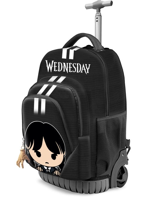Wednesday Mercredi Cute Sac à dos à Roulettes GTS FAN, Gris - Kiabi