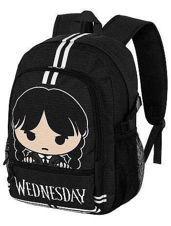 Wednesday Mercredi Cute Sac à dos Fight FAN 2.2, Gris