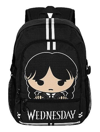 Wednesday Mercredi Cute Sac à dos Fight FAN 2.2, Gris