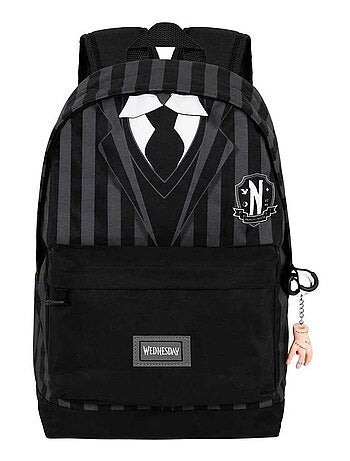 Wednesday Mercredi Uniform Sac à dos HS FAN 2.0, Noir