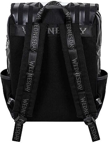 Wednesday Mercredi Uniform Sac à dos Oxford, Noir