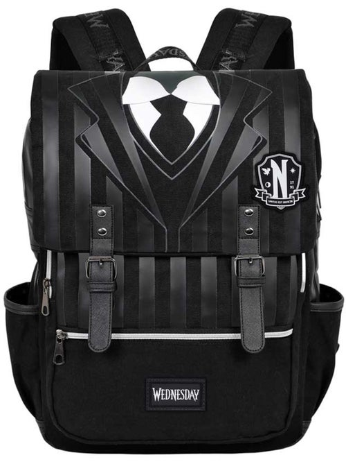Wednesday Mercredi Uniform Sac à dos Oxford, Noir - Kiabi Wednesday Mercredi Uniform Sac à dos Oxford, Noir - Kiabi