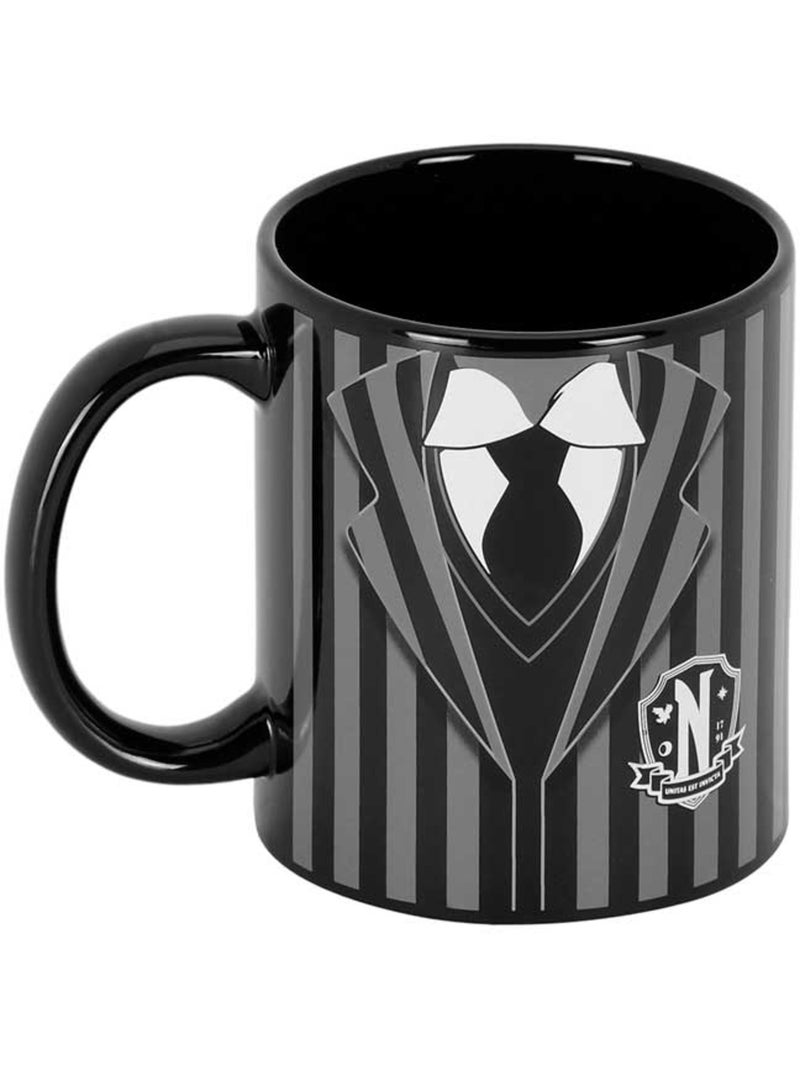 Wednesday Mercredi Uniform Tasse, Noir Noir - Kiabi