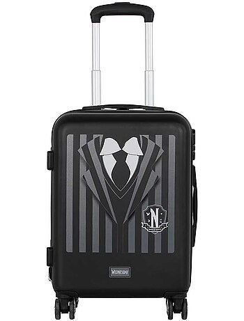 Wednesday Mercredi Uniform Valise Cabine ABS 4 Roues, Noir
