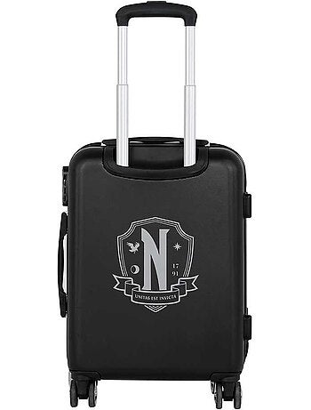 Wednesday Mercredi Uniform Valise Cabine ABS 4 Roues, Noir