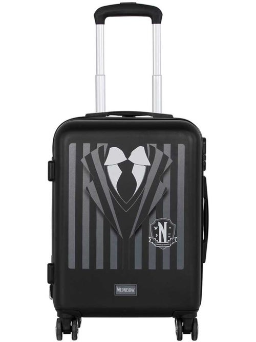 Wednesday Mercredi Uniform Valise Cabine ABS 4 Roues, Noir - Kiabi