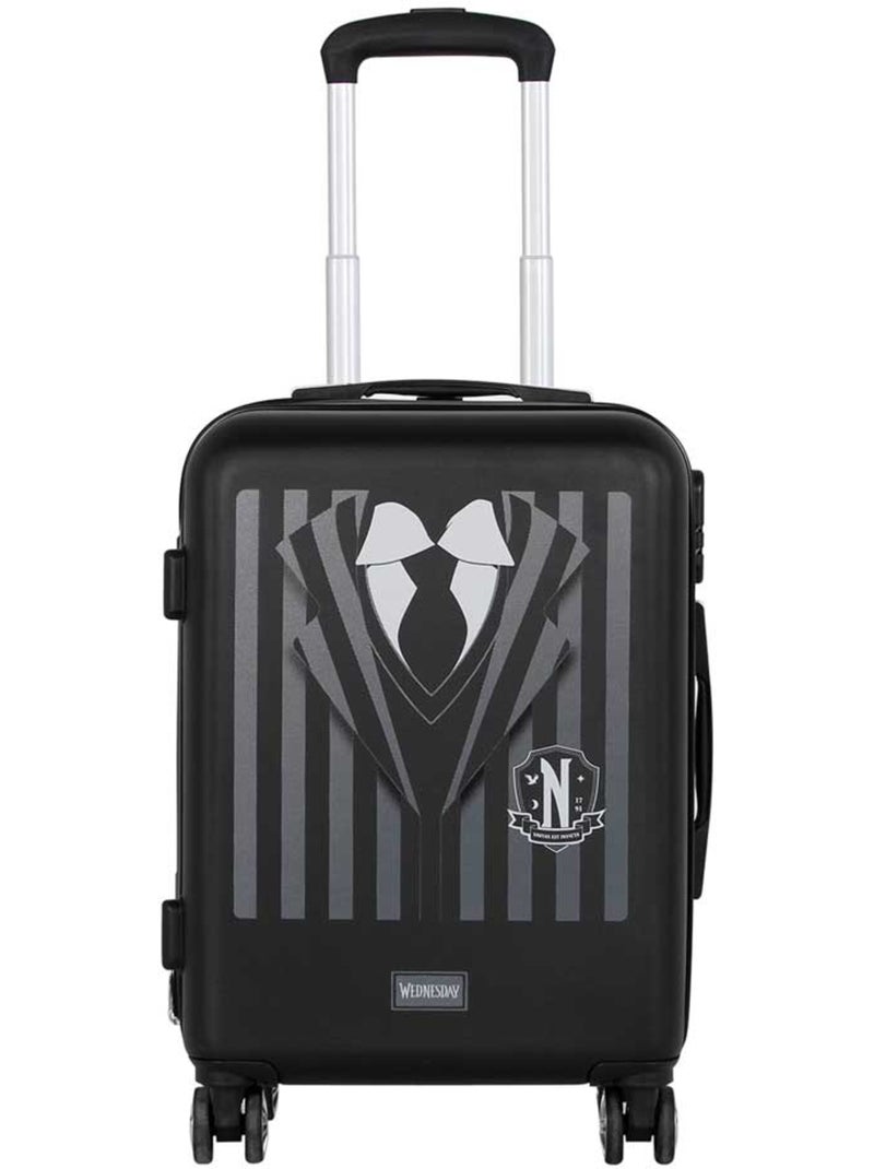 Wednesday Mercredi Uniform Valise Cabine ABS 4 Roues, Noir Noir - Kiabi