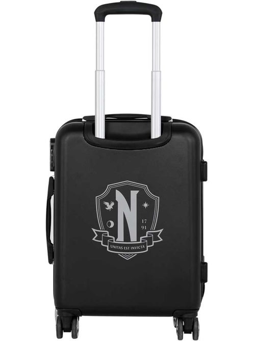 Wednesday Mercredi Uniform Valise Cabine ABS 4 Roues, Noir - Kiabi