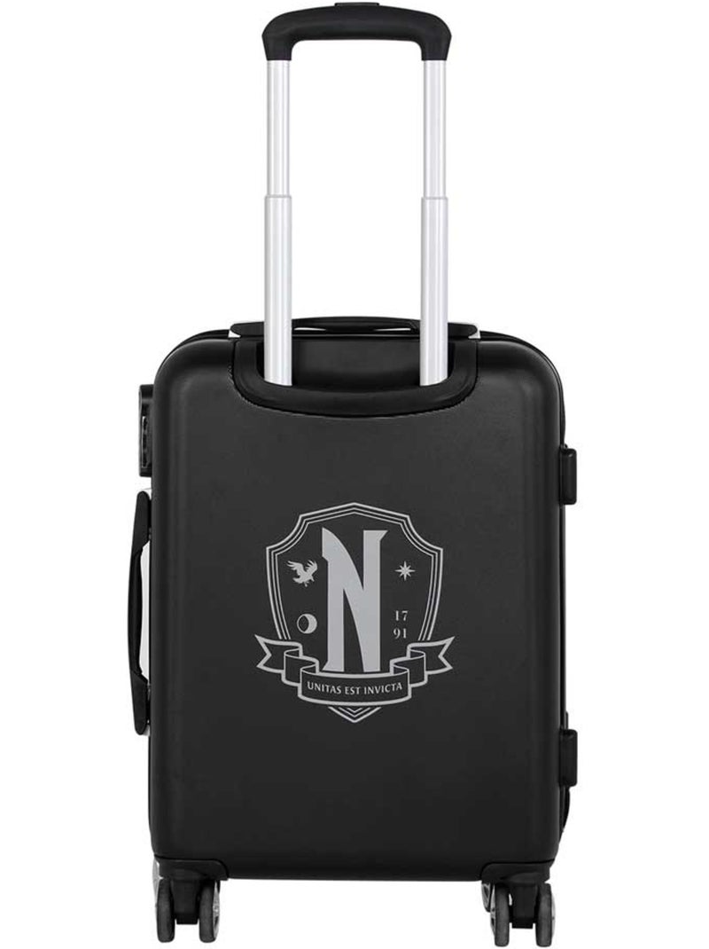 Wednesday Mercredi Uniform Valise Cabine ABS 4 Roues, Noir Noir - Kiabi