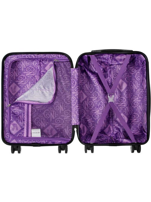 Wednesday Mercredi Uniform Valise Cabine ABS 4 Roues, Noir - Kiabi