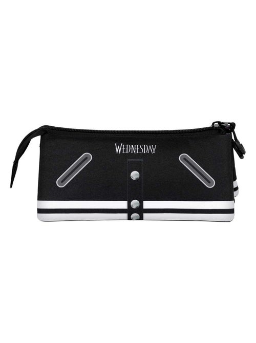 Wednesday Mercredi Varsity Trousse Triple FAN 2.0, Noir - Kiabi