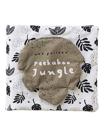Wee Gallery - Livre bébé en tissu Peekaboo Jungle