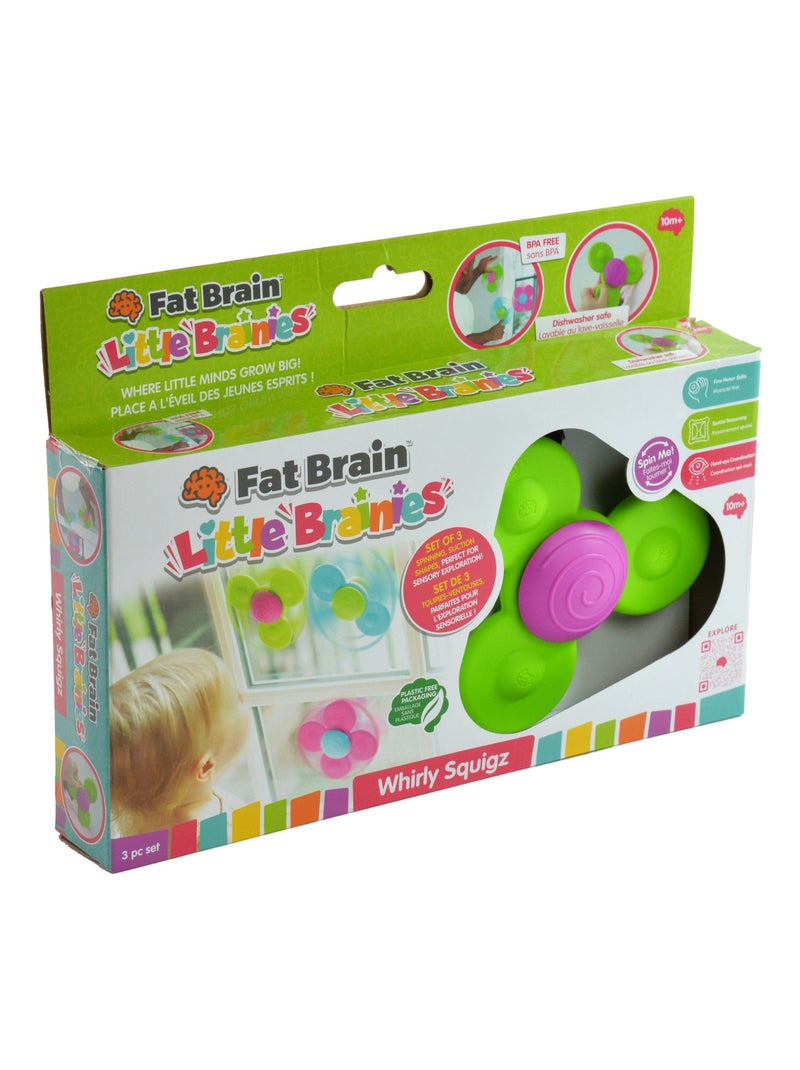 Whirly squigz - 3 toupies ventouses - dès 9 mois N/A - Kiabi