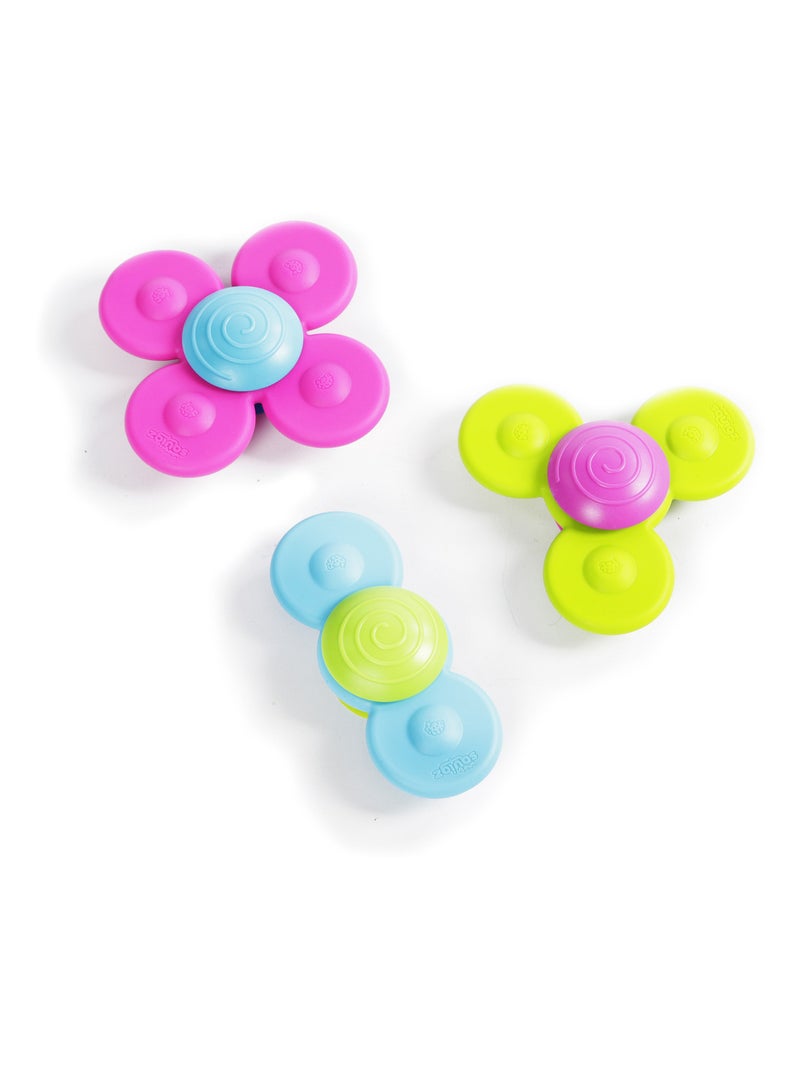 Whirly squigz - 3 toupies ventouses - dès 9 mois N/A - Kiabi