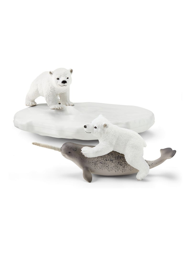 Wild Life Glissade en folie des ours polaires Blanc - Kiabi