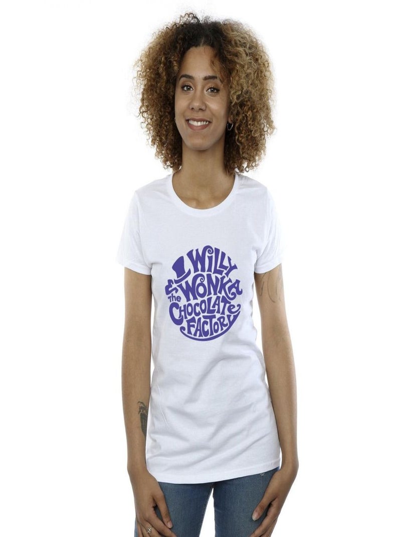 Willy Wonka & The Chocolate Factory - T-shirt Blanc - Kiabi