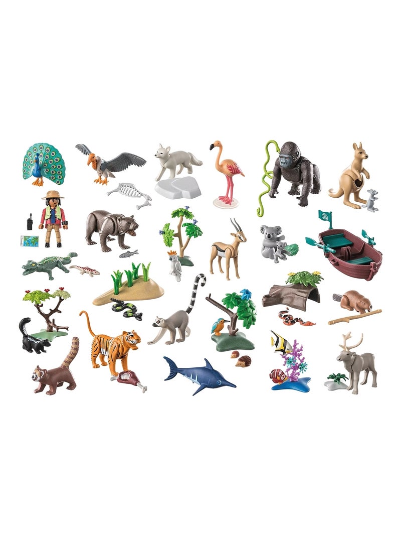 Wiltopia Calendrier de l'Avent Tour du monde des animaux DIY Multicolore - Kiabi