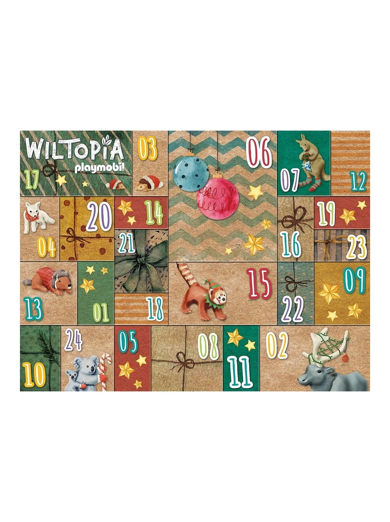 Wiltopia Calendrier de l'Avent Tour du monde des animaux DIY Multicolore - Kiabi