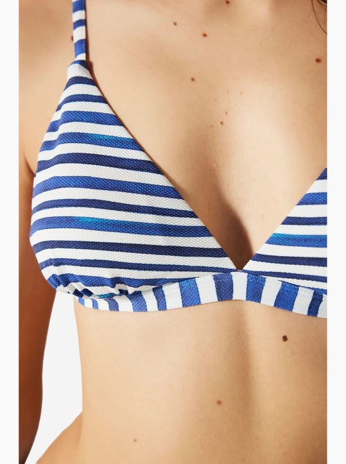 Wind haut de bikini triangle rayé penti - Kiabi Wind haut de bikini triangle rayé penti - Kiabi