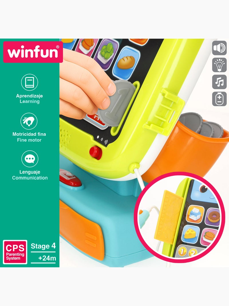 Winfun caisse enregistreuse 4 langues avec lumière et son N/A - Kiabi