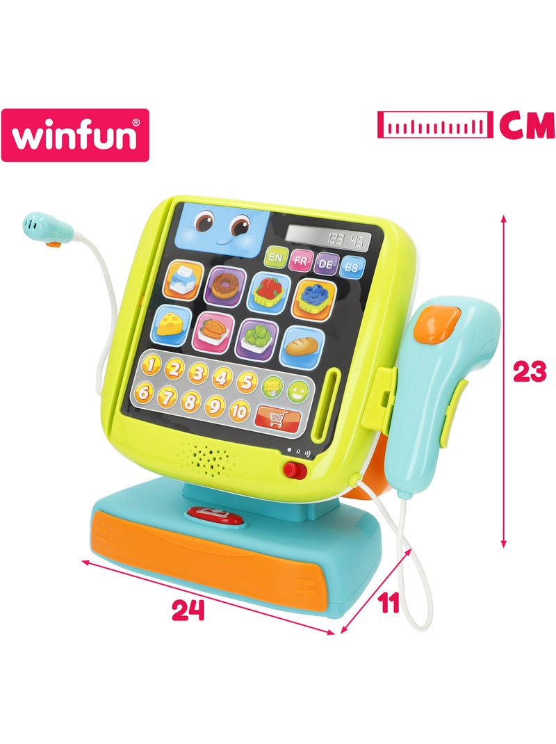 Winfun caisse enregistreuse 4 langues avec lumière et son N/A - Kiabi
