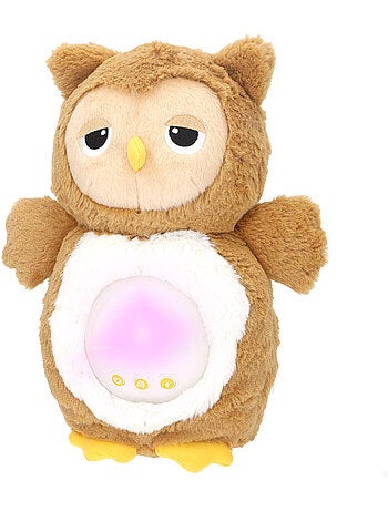Winfun hibou en peluche avec lumières et sons apaisants
