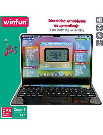 Winfun ordinateur portable interactif avec des activités pour enfants