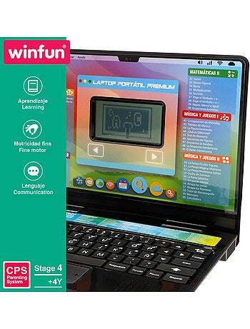 Winfun ordinateur portable interactif avec des activités pour enfants