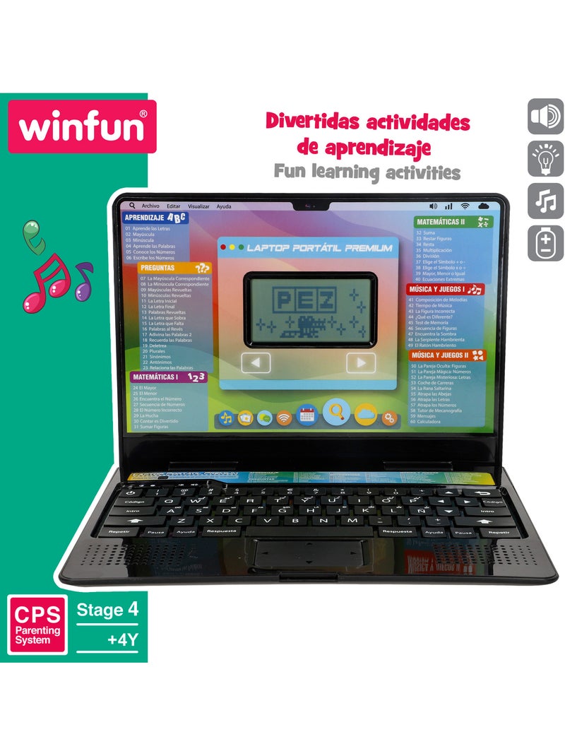 Winfun ordinateur portable interactif avec des activités pour enfants N/A - Kiabi