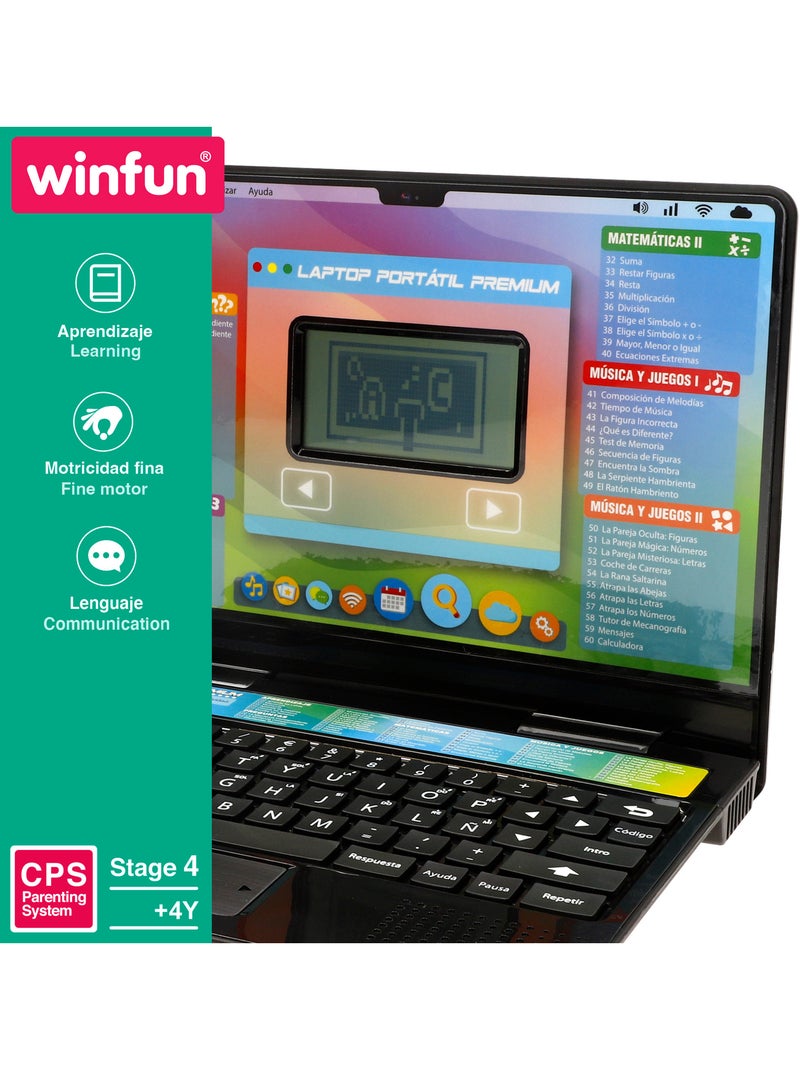 Winfun ordinateur portable interactif avec des activités pour enfants N/A - Kiabi