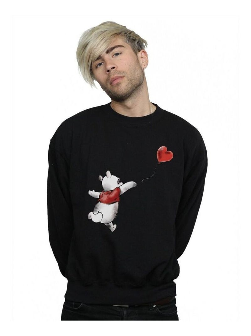 Winnie l'ourson - Sweat Noir - Kiabi