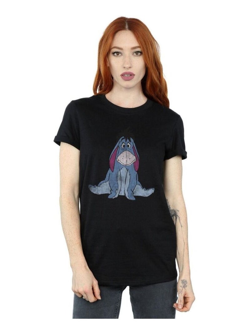 Winnie l'ourson - T-shirt (Bourriquet) Noir - Kiabi