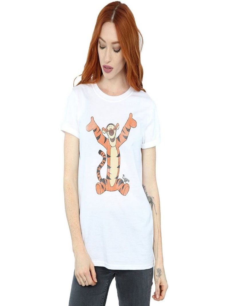Winnie l'ourson - T-shirt motif Tigrou (Tigrou) Blanc - Kiabi