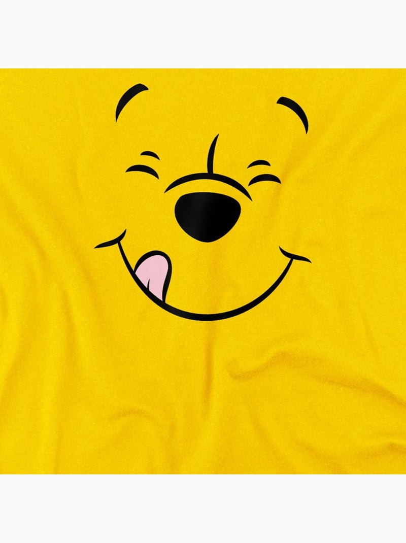 Winnie l'ourson - T-shirt motif/style visage (Winnie l'ourson) Jaune - Kiabi