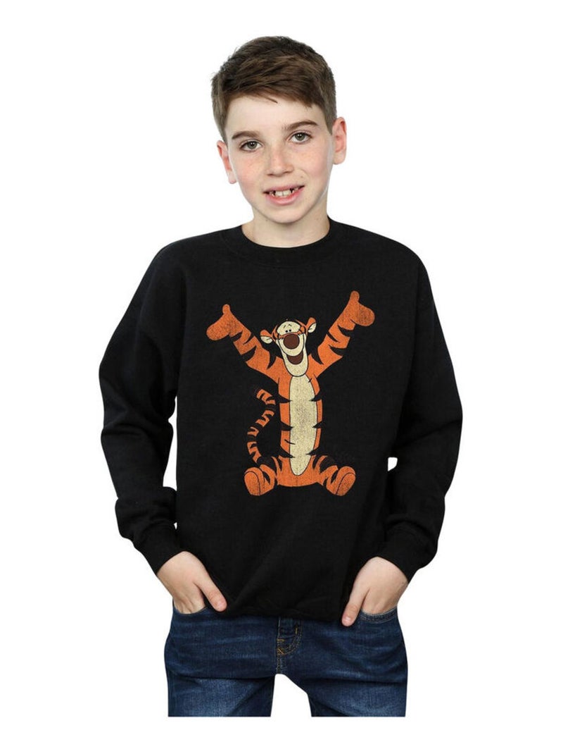 Winnie the Pooh - Sweat CLASSIC Noir - Kiabi