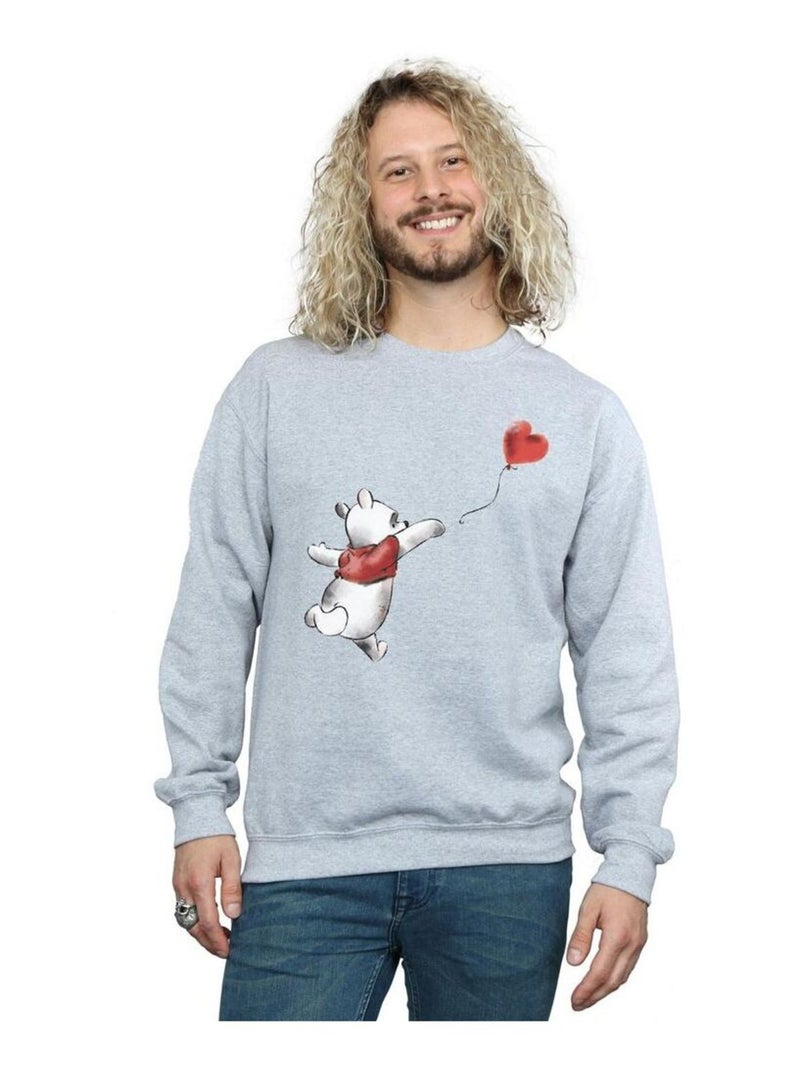 Winnie the Pooh - Sweat Gris chiné - Kiabi