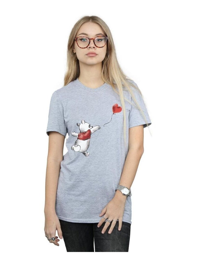 Winnie the Pooh - T-shirt Gris chiné - Kiabi