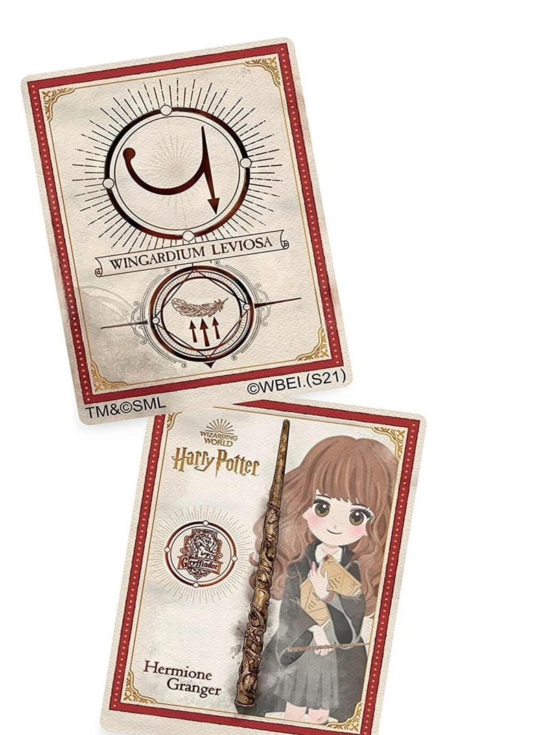 WIZARDING WORLD - Baguette Magique Authentique Hermione Granger 30 cm avec carte de sorts Beige - Kiabi