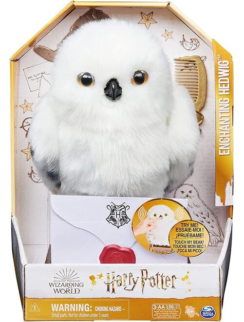 Wizarding World Harry Potter - Hibou interactif en peluche Hedwig - Kiabi