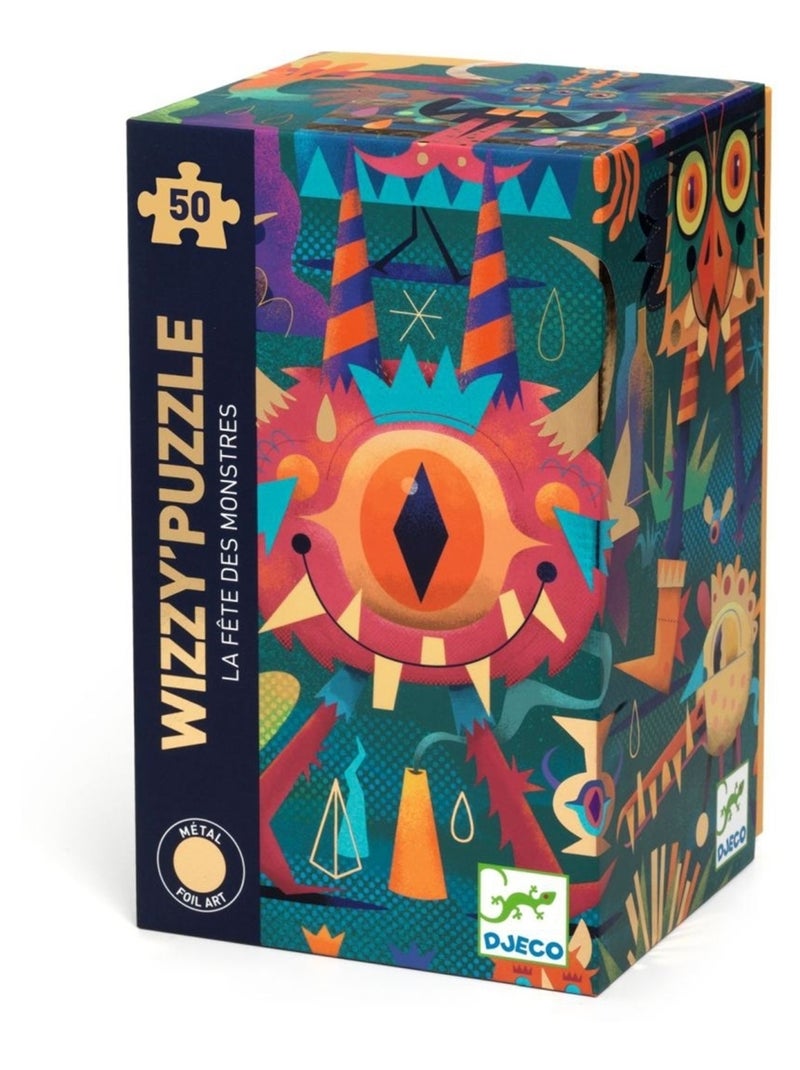 Wizzy Puzzle la fête des monstres 50 pièces Multicolore - Kiabi