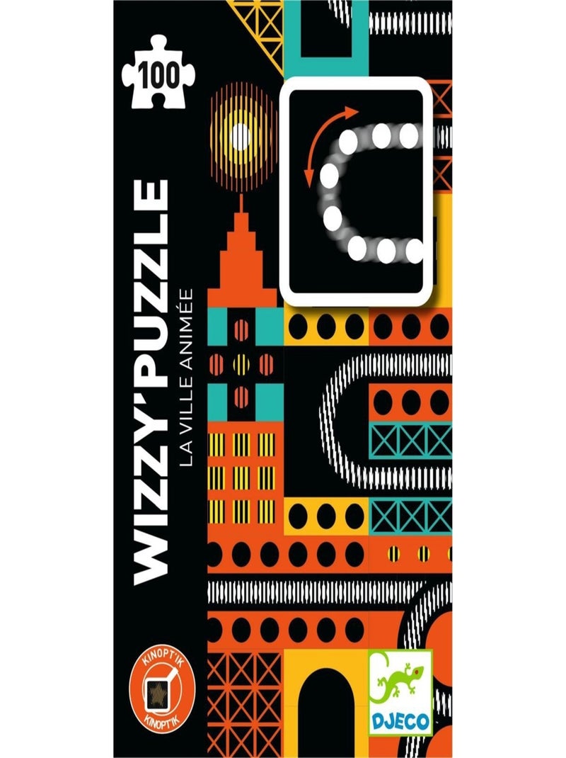 Wizzy Puzzle La ville animée 100 pièces N/A - Kiabi