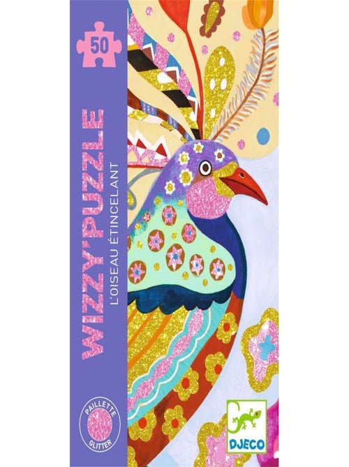 Wizzy Puzzle L'oiseau étincelant 50 pièces - Kiabi